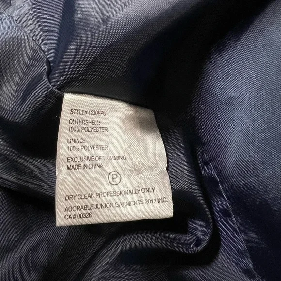 ANTHROPOLOGIE NVLT Navy Fur Vest - Picture 10 of 10